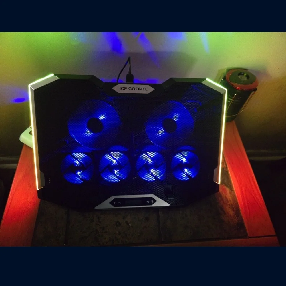 ICE COOREL Laptop Cooling Pad with LED Lights